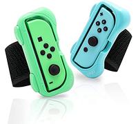 Wrist Bands for Just Dance Switch - Adjustable Strap for Joy-Con Controller, Secure Fit for Kids & Adults, 2-Pack Animal Crossing Colors - Hands-Free Armband for Nintendo Switch Dance Games 2020-2025