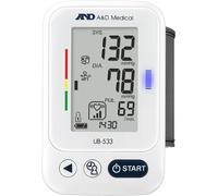 A&D Medical Wrist Blood Pressure Monitor, White