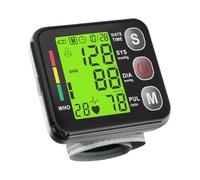 Wrist Blood Pressure Monitor, Adjustable Wrist Blood Pressure Cuff from 5.3 inches to 8.4 inches, Automatic Wrist Blood Pressure, 2 Users 180 Memory, Blood Pressure Monitors Wrist