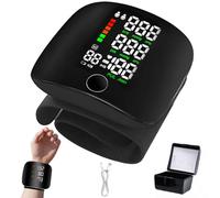Wrist Blood Pressure Monitor, Blood Pressure Monitors Wrist with LED Touchscreen, Automatic Blood Pressure Monitor Wrist with 99x2 Users Read Memory & Automatic Voice Output, Rechargeable