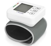 Wrist Blood Pressure Monitor with Arrhythmia Detection, Fully Automatic Blood Pressure & Pulse Measurement, Colour-Coded Risk Indicator