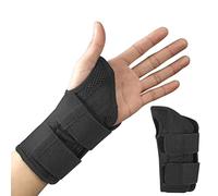 Wrist Brace for Carpal Tunnel Relief Night Support , Hand Brace with 2 Stays for Women Men , Adjustable Wrist Support Splint for Right Left Hands for Tendonitis, Arthritis , Sprains (Small/Medium