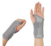 Wrist Brace for Carpal Tunnel Relief Night Support , Hand Brace with 2 Stays for Women Men , Adjustable Wrist Support Splint for Right Left Hands for Tendonitis, Arthritis , Sprains (Small/Medium