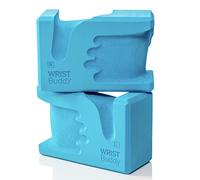 Wrist Buddy YOGA BLOCKS 2 PACK | Reduces Compression, Maximizes Comfort, Grip Strength, and Support Block Accessories EVA Foam Set Kit Great Gifts, Teal, 9x6x4 IN (WB-Version-Stnd007)