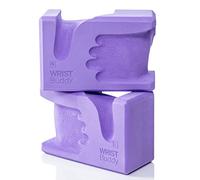 WRIST BUDDY Yoga Blocks 2 Pack - Reduces Wrist Pain & Comfort Grip Strength Support - Sturdy EVA Foam Blocks - Great Gifts