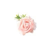 Wrist Corsage Wedding Bracelet Bridesmaid Flowers Wedding Corsage Witness Marriage Accessories for Bridesmaids, Bridal Showers(Pink1)