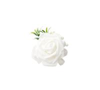 Wrist Corsage Wedding Bracelet Bridesmaid Flowers Wedding Corsage Witness Marriage Accessories for Bridesmaids, Bridal Showers(White)