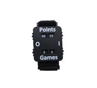 Wrist Counter for Friendly Play, Lessons, Manual Scorekeeping Accessory with Readable Number Display, Strap Manual Tennis Scorekeeping Wristband Points Games Counter Practice Play Lesson Accessory
