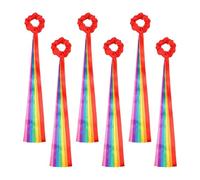 Wrist Dance Bands, 50 cm Long Hand-Held Multicoloured Decoration, Rainbow Dance Bands - for Team Training, Kids Parties, School Art Performances and Gymnastics
