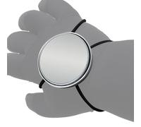 Wrist Mirror - Diving Mirror 2.2 Inch | ABS Glass - Adjustable Strap Waterproof Convex Viewer for Snorkeling Cave Swimming Surv Awareness Safety Tool