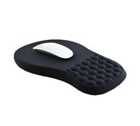Wrist Mouse Mat, Ergonomic Mouse Pad, Silicone Mousepad with Memory Foam and Anti-slip Function, Mouse Mat Wrist Support for Wrist Pain Relief and Help Wrist Rest, Mousemat, Black