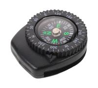 Wrist Navigation Compass with Glareproof Dial Hands-free for Sailors Divers | Black ABS Material Compass Accessory for Sailing Strap and Paracord, for Survival and Rainy Outdoor Activities