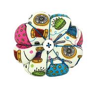 Wrist Pin Cushion Pumpkin Shaped Elastic Wrist Band Needle Cushion for Cross Stitching Sewing 1 Type 1