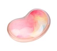 Wrist Rest 1Pc Comfort Gel Computer Mouse Hand Wrist Rests Support Cushion Pad Silicone Heart-Shaped for PC Laptop(Color-01)
