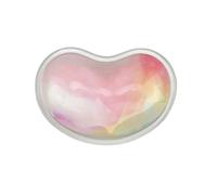 Wrist Rest 1PC Silicone Wavy Comfort Gel Computer Mouse Hand Wrist Rests Support Cushion Pad Heart-Shaped Pillow(Color7)