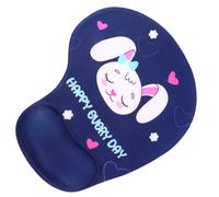 Wrist Rest Mouse Pad for Computer Desk Rabbit Silicone Gaming Use | 23x19x2.5cm Size, Smooth Comfortable Touch, Adorable Simple Shape, Cute Decor for Women and Gamers