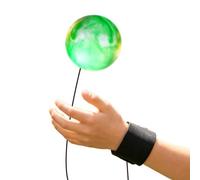 Wrist Return Ball Return Rubber Bounce - Rebound Training - Practice Toy | Solid Rubber Bouncy Sphere Attached To Adjustable Wrist Strap With Elastic Cord | Catcher | Gear For Sports Indoor