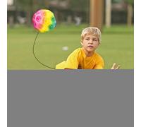 Wrist Return Ball | Sports Bouncy Ball On A String - Single Player Toy for Indoor or Outdoor Play, Return for Children, Enhances Coordination