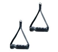 Wrist Roller Forearm Trainer Pull down Grip Pair Black Tpe