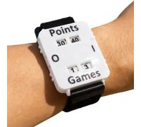 Wrist Score Keeper - Big Screen Adjustable Counter,Resin Tennis Scoring Board | for Women Adults Men Scorekeeper Games Indoor Sports Outdoor Yard Park
