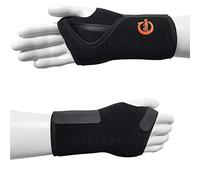 Wrist Splint Support Braces with Adjustable Compression Straps by SOLACE CARE - Carpal Tunnel Syndrome Brace - Post Traumatic Wrap for Wrist - Wrist Injury Recovery Sleeve (Pair (Left + Right))