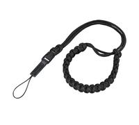 Wrist Strap "Braid 20", Clip Closure, Length 20 cm, Black
