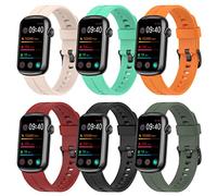 Wrist Strap Compatible for FITVII Slim Fitness Tracker Watch Band, Replacement Soft Silicone Wristband Sport Strap for FITVII HM08 Fitness Tracker Accessories for Men Women