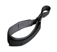 Wrist Strap for Dog Leash 19.69inch Adjustable Nylon Short Leash Wristband Grab Handle for Camping Backyard- gray