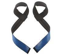 wrist straps weightlifting 1 Pair Silica Gel Non-Slip Lifting Straps For Weightlifting,Gym Non-slip Powerlifting,Strength Training Belts(Blue)
