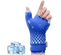 Wrist & Thumb Ice Pack Wrap -Cold & Hot Therapy Thickened Ice Gel- Hand Ice Pack & Ice Glove for Arthritis,Carpal Tunnel Relief, Tendonitis,Injuries & Recovery-Fits Men and Women