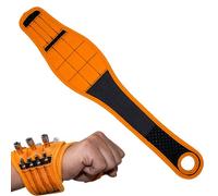 Wrist tool belt, wrist tool holder - Magnetic tool belt with 9 magnets | Cool handy gadget for holding fasteners, screws, nails, nuts, bolts, bor