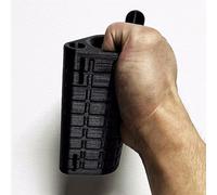 Wrist Trainer, Wrist Wrench Exerciser Grip, Arm Wrestling Exercise Handle, Non-Slip Knurled, Nylon Belt, Strength, for Fitness Gym Triceps Biceps(S)