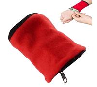 Wrist Wallet for Men - Unisex Wrist Pouch Key Holder - Sweat-proof Sweatband Pocket for Credit Card Access Cash Women Men Running Walking Climbing