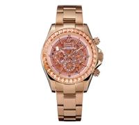 Wrist Watch Mechanical Automatic Self Winding DD8812 Analog Automatic Daniel&Douglas Skeleton Pink Gold Men's