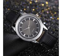 Wrist Watch Straps for Men Quartz Watch Dial Simple Watch Mesh Casual Men's Watch (L, One Size)