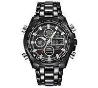 Wrist Watches Sport Digital Steel LED Watch Analog Stainless Display Watches Men Wrist Men's Watch