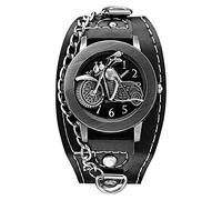 Wrist Watches Watches for womenNew Handsome Cool Retro Chain Can Be Flipped Belt Quartz Men and Women Watch