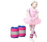 Wrist Weight, Child Specific Ankle Weight, Training Sandbag Package, 0.5kg To 1kg Legs Running Weight 2 Pack, for Aerobics, Sports, Gymnastics.red blue-single0.25kg