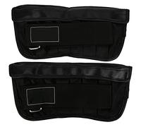 Wrist Weight Sandbag Adjustable Hand Wrist Weights Sandbag 1 4KG Strength Training for Fitness Physical Therapy Black PU Leather Oxford Cloth 2Pcs