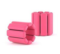 Wrist Weights,Ankle Weights,Set of 2 Adjustable Leg Weight for Women Men,Silicone Wrist Bangles 1lb-4.4lb,Weight-Bearing Bracelet Wristband for Jogging Yoga Pilates Aerobics Training Fitness