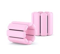 Wrist Weights,Ankle Weights,Set of 2 Adjustable Leg Weight for Women Men,Silicone Wrist Bangles 1lb-4.4lb,Weight-Bearing Bracelet Wristband for Jogging Yoga Pilates Aerobics Training Fitness