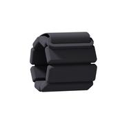 Wrist Weights, Pilates Wrist And Ankle Weights For Women, Strength Training Wearable Leg Arm Weight For Gym Yoga Jogging Walking(Black,2 pound)