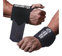 Wrist Wraps Weightlifting with Heavy Duty Thumb Loop, Powerlifting, Cross Training, Bodybuilding .22” Professional Grade for Gym Workout, Men and Women Weight Lifting and Strength Training (Black 2.0)