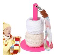 Wrist Yarn Spinner Stand, Yarn Holder for Crafts, Lightweight Feature with Twizzling Mechanism, Yarns Organizer with Ergonomic Band, Craft Accessory Modern Style, Hobby Tool for Crochet Knitting