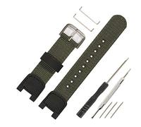 WRISTARMOR 24mm Nylon strap Compatible with Casio SGW-100/SGW-200/GW-3000B/GW-3500B Leather watch band