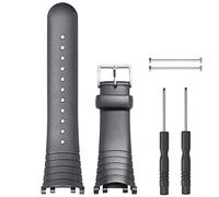 WRISTARMOR Rubber Replacement Strap Compatible with SUUNTO Vector Over-The-Sleeve Men's Outdoor Sports Waterproof Smart Wristband Resin Watchband