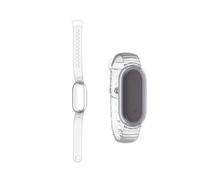 Wristband for Plaud NotePin Voice Recorder, Replacement Strap TPU Integrated Housing Case Bracelet Adjustable Wearable Band Comfort Lightweight Straps (Transparent)