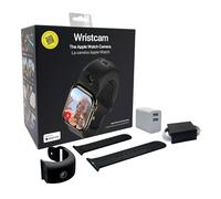 Wristcam, Smart Dual-Camera Band for Apple Watch (Apple MFi Certified), 8MP Sensor, Full HD Video/720P Sport Mode, (New) Pro. Image Stabilization, WiFi, BT 5, IP68 Water Resistant, Siri integration