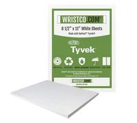 WristCo Printing and Crafting Paper - Water-Resistant Paper for Inkjet Printer - Tyvek Sheets Double Sided, Tear-Resistant, Durable, Weatherproof for Signs, Origami, Painting, & Drawing - 50 ct