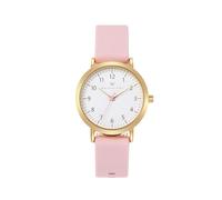 WRISTOLOGY 19 Styles Mini Numbers Watch Silicone Band,Interchangeable Rubber Strap,Easy to Read Petite Small Size Analog Nurse Watch with Second Hand for Women, Men, Nurses,Pink Band, Olivia Mini